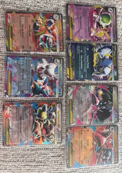 Mega Evolutions Pokemon TCG Ex Cards: EN NM, 7 Total Cards - Image 1