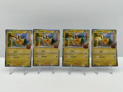 Pokemon Pikachu 062/193 2023 Trick or Trade Holo Lot Of 4 Cards - Image 1