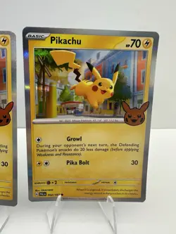 Pokemon Pikachu 062/193 2023 Trick or Trade Holo Lot Of 4 Cards - Image 2