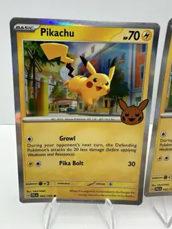 Pokemon Pikachu 062/193 2023 Trick or Trade Holo Lot Of 4 Cards - Image 5
