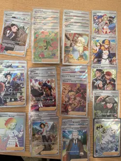 Pokemon Full Art Sword And Shield Trainers Crown Zenith 27 Cards NM+ - Image 1