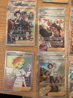 Pokemon Full Art Sword And Shield Trainers Crown Zenith 27 Cards NM+ - Image 5
