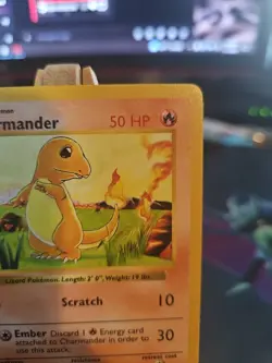 Pokemon TCG Charmander Shadowless Common Card 46/102 Base Set Near Mint Clean! - Image 3