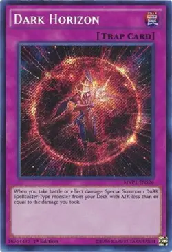 Yugioh - Dark Horizon - 1st Edition - Secret Rare NM - Free Holographic Card - Image 1