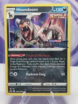 Houndoom - (Prerelease) SWSH090 SWSH: Sword & Shield Promo Cards Holo - Image 1