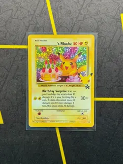 Birthday Pikachu 24 - Pokemon TCG Celebrations Classic Collection Holo Card NM - Image 1