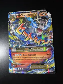 Pokemon TCG M Charizard EX 12/83 Generations Ultra Rare Holo Card Damaged Corner - Image 1