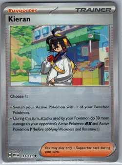Kieran - (Poke Ball) 113/131 SV: Prismatic Evolutions - Pokemon Card - NM - Image 1