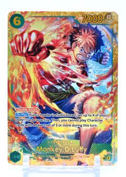 One Piece Card - MONKEY.D.LUFFY OP13-118 (SEC) Carrying on His Will English NM/M - Image 1