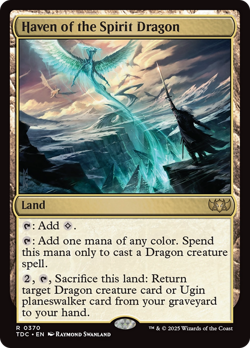 Haven of the Spirit Dragon [Tarkir: Dragonstorm Commander] Magic MTG - Image 1