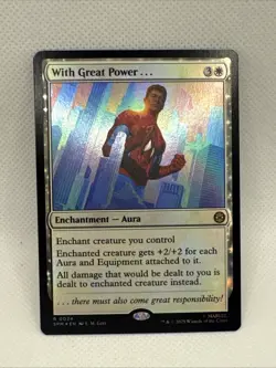 MTG - NM - With Great Power . . . Marvel's Spider-Man Foil - Image 1