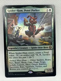 MTG - NM - Spider-Ham, Peter Porker Marvel's Spider-Man Foil - Image 1