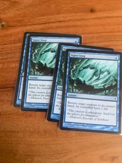 x4 Magic The Gathering Vapor Snag LP x4 New Phyrexia Full Playset Common - Image 1