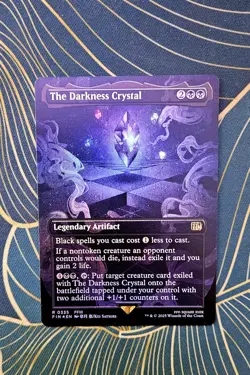 The Darkness Crystal [BORDERLESS FOIL] | Final Fantasy (MTG) | NM EN - Image 2