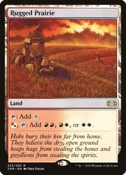 Rugged Prairie [Double Masters] Magic MTG - Image 1