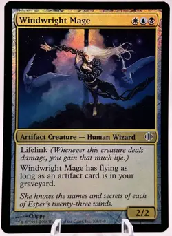 Windwright Mage 208/249 Foil Shards of Alara MTG NM - Image 1