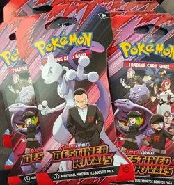 x10 Pokemon TCG DESTINED RIVALS Sleeved Booster Packs FACTORY SEALED - Image 1