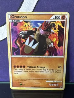 Pokemon Tcg Groudon 6/95 Call of Legends Non Holo - Image 1