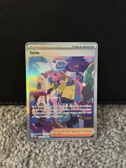 Pokemon Iono 237/091 SV: Paldean Fates Special Illustration Rare - Image 1