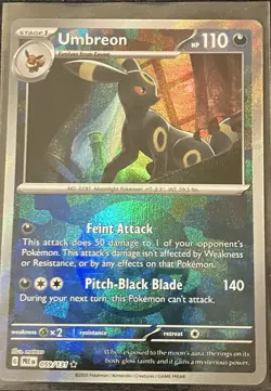 Umbreon Poke Ball Pattern Rare 59/131 Pokemon TCG Prismatic Evolutions NM - Image 1