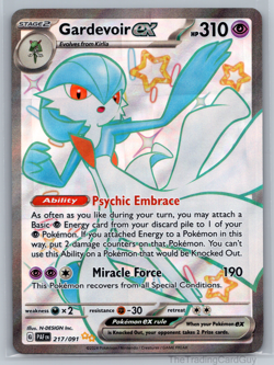 Pokemon TCG Gardevoir EX 217/091 Scarlet & Violet: Paldea Evolved (English) - NM - Image 1