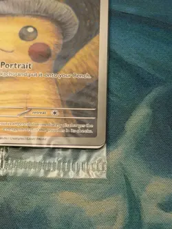 ? Pokemon TCG Pikachu With Grey Felt Hat Van Gogh Full Art Promo SVP #085 ? - Image 3