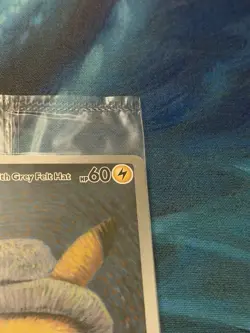 ? Pokemon TCG Pikachu With Grey Felt Hat Van Gogh Full Art Promo SVP #085 ? - Image 5