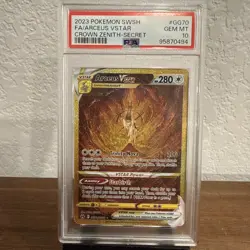 Pokemon Arceus VSTAR Secret GG70/GG70 Crown Zenith Galarian Gallery Holo PSA 10 - Image 1