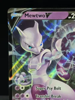 Pokemon Mewtwo V 030/078 Ultra Rare Full Art 2022 Pokemon GO Near Mint - Image 4