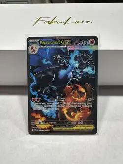 Mega Charizard X EX SIR 125/094 Phantasmal Flames English Pokemon TCG Pack Fresh - Image 1