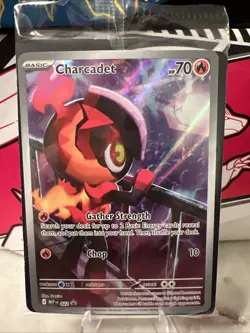 SEALED Charcadet Illustration Rare Promo 022 Pokemon Phantasmal Flames - Image 1