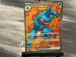 Pokemon - Toxicroak ex 232/198 - Scarlet & Violet Base - Full Art Textured - NM - Image 1