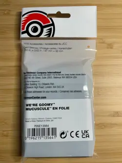 Pokemon Center Official Sleeves (x65) We're Goomy - New ???? - Image 2