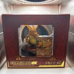 Pokemon TCG Charizard EX Super-Premium Collection Factory Sealed 10 Packs - Image 1