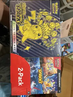 Pokemon Surging Sparks Booster Bundle 2 Pack Sealed - Image 1