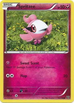 Spritzee 92/146 - Pokemon XY Common Card - Image 1