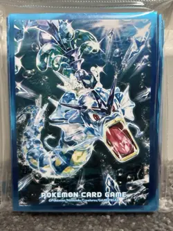 Official 🇯🇵 Japan Pokemon Center Gyarados Terrastal Tera Card Sleeves x 64 NEW - Image 4