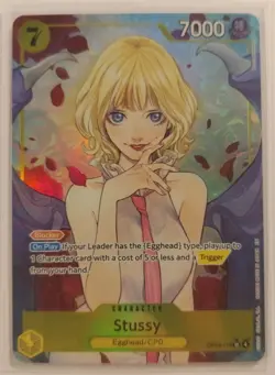 Stussy Alt Art OP13-110 SR Carrying on His Will ONE PIECE Card Game M/NM - Image 1