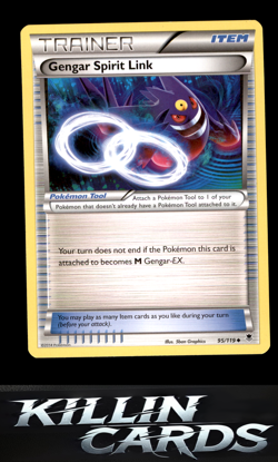 Gengar Spirit Link 95/119 Pokemon Uncommon XY - Phantom Forces Card LP - Image 1
