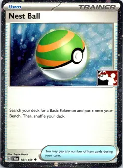 Nest Ball 181/198 Prize Pack Series Cards Uncommon Holo NM - Image 1