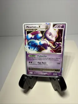 Mewtwo LV.X 144/146 Legends Awakened Ultra Rare Holo Pokemon Card DMG - Image 1