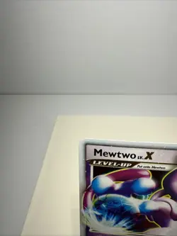 Mewtwo LV.X 144/146 Legends Awakened Ultra Rare Holo Pokemon Card DMG - Image 2