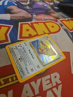 1999 Pokemon TCG Base Set Unlimited Pidgeot Holo Lp Card 8/64 Wizards - Image 3