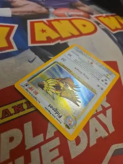 1999 Pokemon TCG Base Set Unlimited Pidgeot Holo Lp Card 8/64 Wizards - Image 5