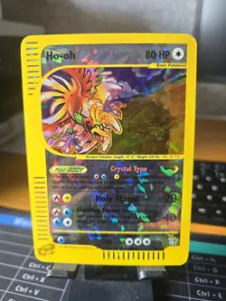 Ho-oh - Crystal Box Topper Skyridge 011/012 Jumbo Cards Reverse Holo - Image 1