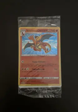 Special Delivery Charizard SWSH075 Holo Promo Card Sword&Shield Sealed - Image 1