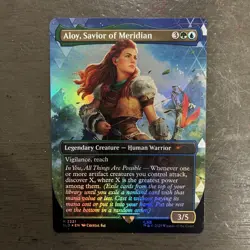 Aloy, Savior of Meridian FOIL PlayStation 🎮 SECRET LAIR MTG - Image 1