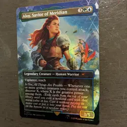 Aloy, Savior of Meridian FOIL PlayStation 🎮 SECRET LAIR MTG - Image 2