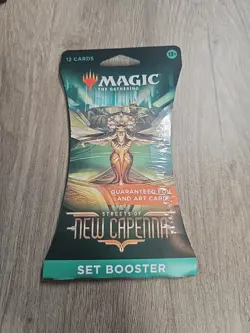 1 MTG Streets Of New Capenna Sleeved Set Booster Packs NEW - Image 1