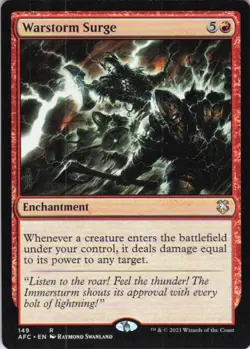 MTG Warstorm Surge (149) | NM | Adv. Forgotten Realms {AFC} - Image 1